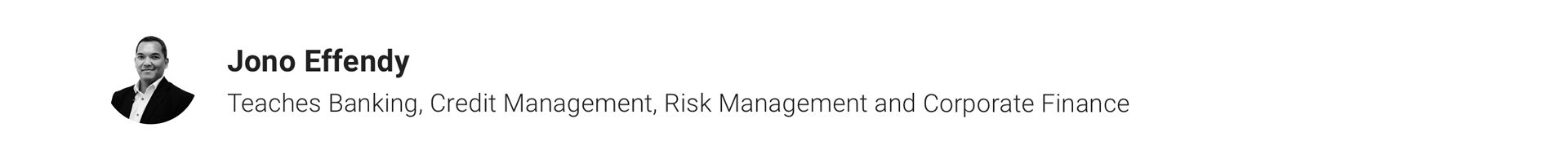 Jono Effendy - Trainer di PasarTrainer